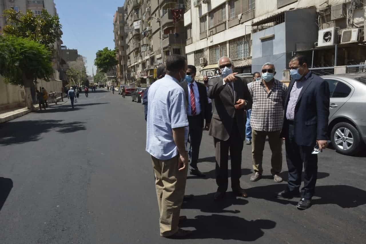 بعد الإنتهاء من تطويره .. محافظ الجيزة يتفقد شارع جمال الدين الأفغاني بالعمرانية