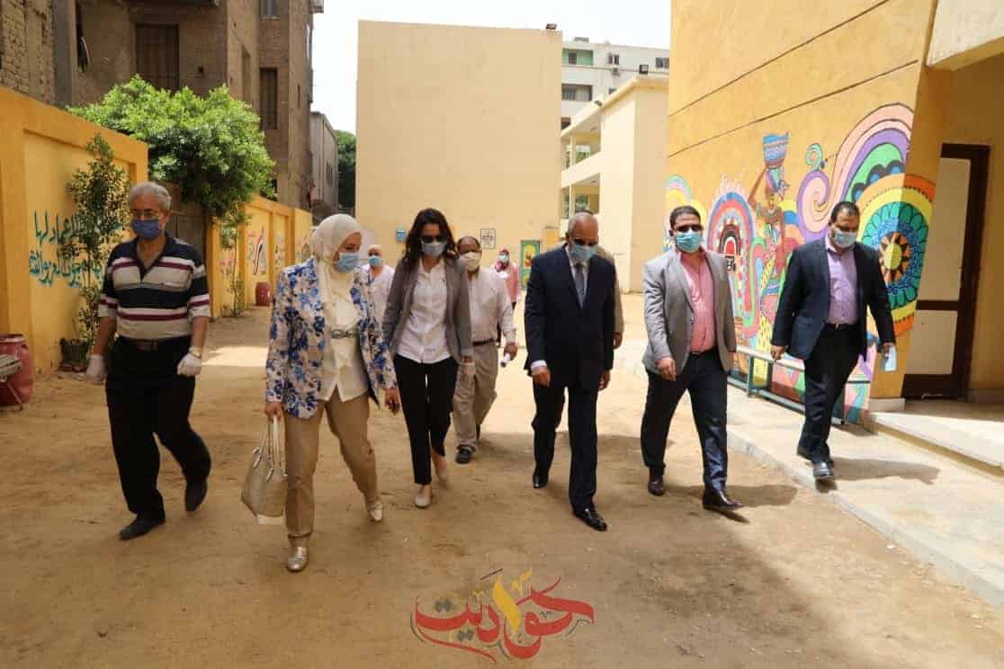 جولةمحافظ الجيزة لتفقد لجان الثانوية العامة