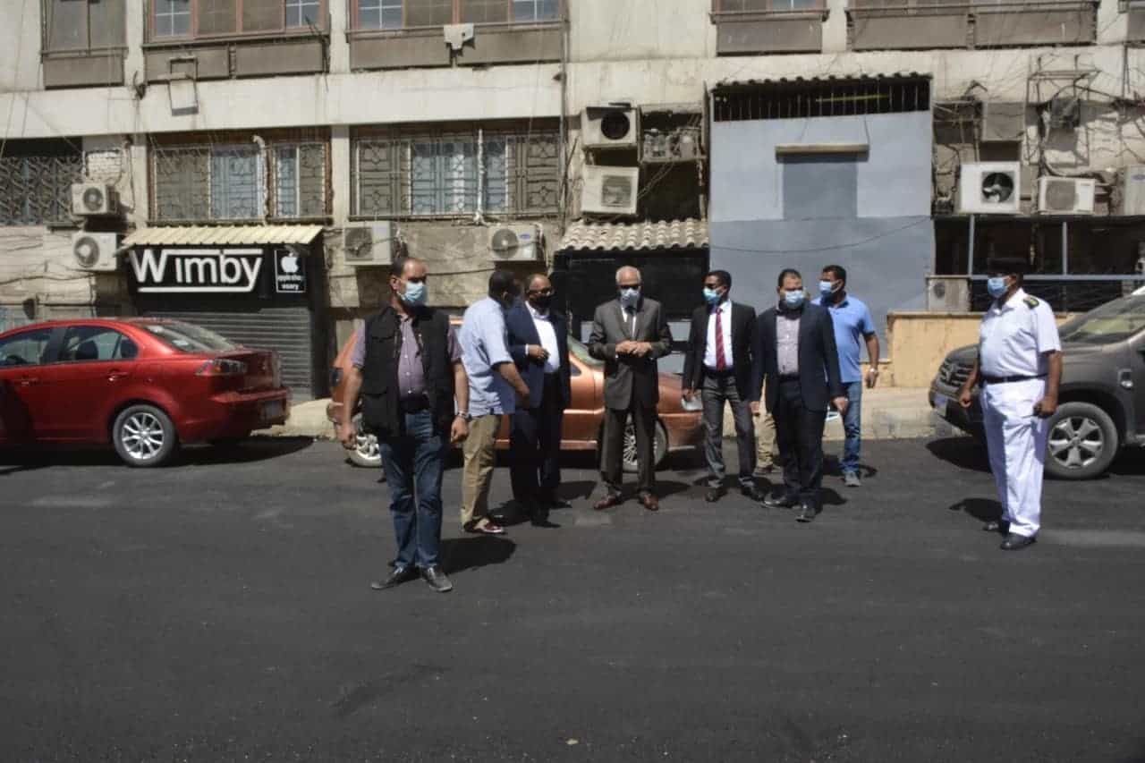 بعد الإنتهاء من تطويره .. محافظ الجيزة يتفقد شارع جمال الدين الأفغاني بالعمرانية