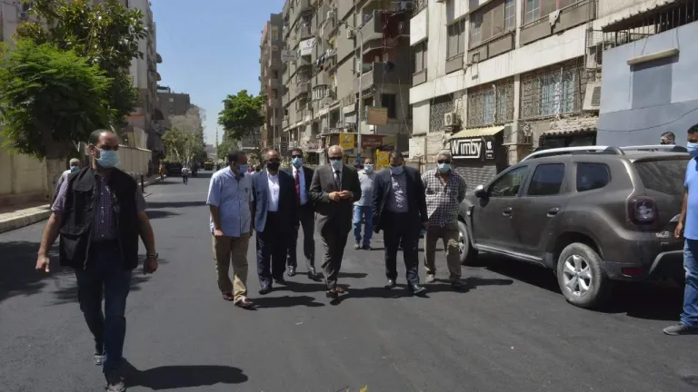 بعد الإنتهاء من تطويره .. محافظ الجيزة يتفقد شارع جمال الدين الأفغاني بالعمرانية