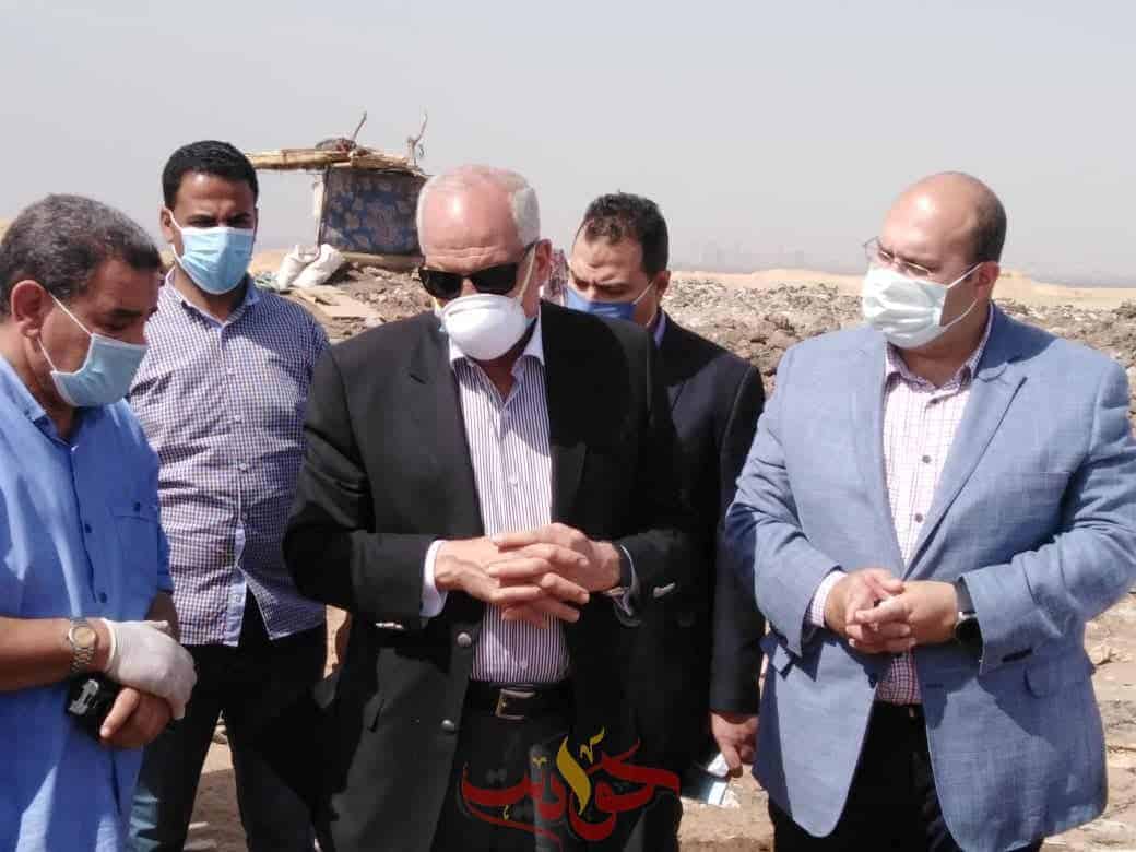 محافظ الجيزة يعيد تشغيل مصنع تدوير المخلفات بشبرامنت