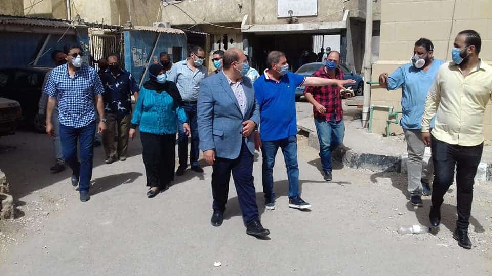 خلال جولته بمستشفى ام المصريين نائب محافظ الجيزة للاطباء أنتم سند مصر وأملها .. ويوجه بتوفير الرعاية الكاملة للمرضى