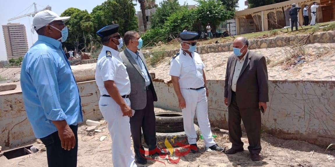 رى الجيزة تزيل 8 حالات اعتداء على نهر النيل بالوراق