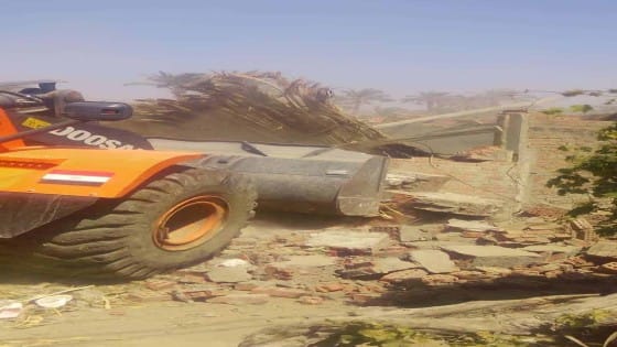 بقيادة حنا .. رى الجيزة تزيل 15 حالة تعدى على أملاك الرى بالعياط