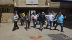 جولة محافظ الجيزة بمستشفى ام المصريين