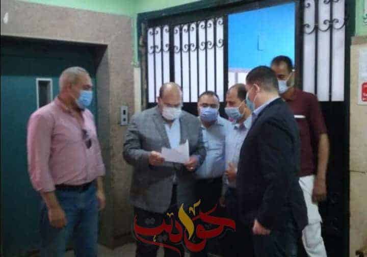 الشهابى يتفقد مستشفيات مبارك المركزي بمنشأة القناطر وأوسيم المركزي
