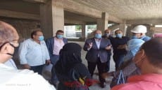 بالصور على أرض الواقع .. نائب محافظ الجيزة يعاين العقارات الصادر لها تراخيص سابقة .. والسبب!!