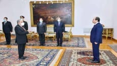 اللواء محمد مرسي وزيرا للإنتاج الحربي .. بعد حلفه لليمين الدستورى