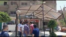 بالفيديو .. إزالة التعديات على طريق مصر اسيوط السريع فى الحوامدية .. منها مقاهى العجيزى وفوتبول والدروايش