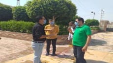عبدالوكيل يتابع مدى التزام مراكز شباب الصف بالاجراءات الاحترازية