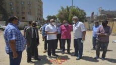 شاهد بالصور .. محافظ الجيزة يتابع مشروعات تطوير المنصورية والمريوطية وترسا