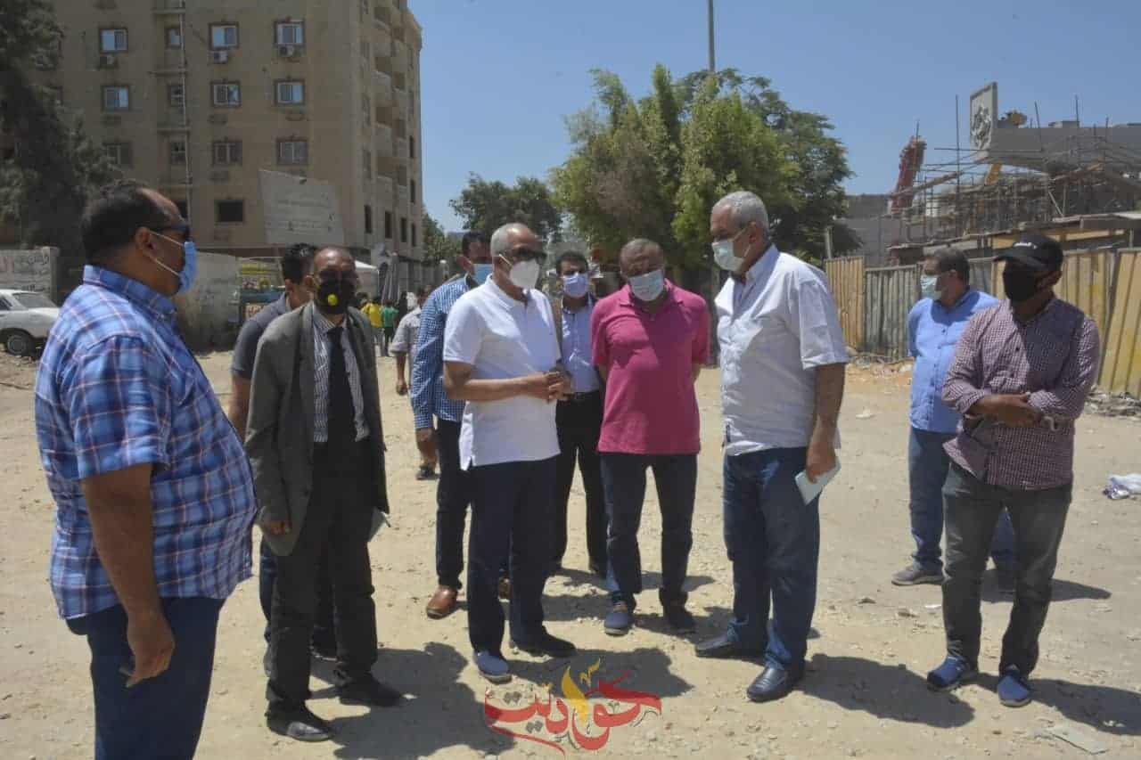 شاهد بالصور .. محافظ الجيزة يتابع مشروعات تطوير المنصورية والمريوطية وترسا