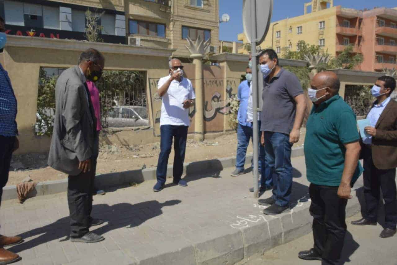 شاهد بالصور .. محافظ الجيزة يتابع مشروعات تطوير المنصورية والمريوطية وترسا