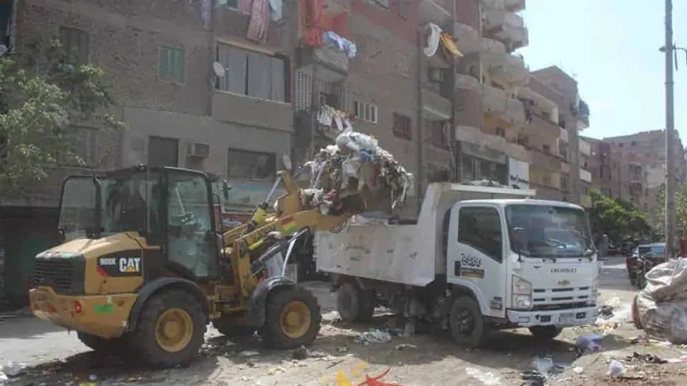بالصور .. الجيزة: رفع ٤٥ ألف طن مخلفات وقمامة خلال عيد الأضحى