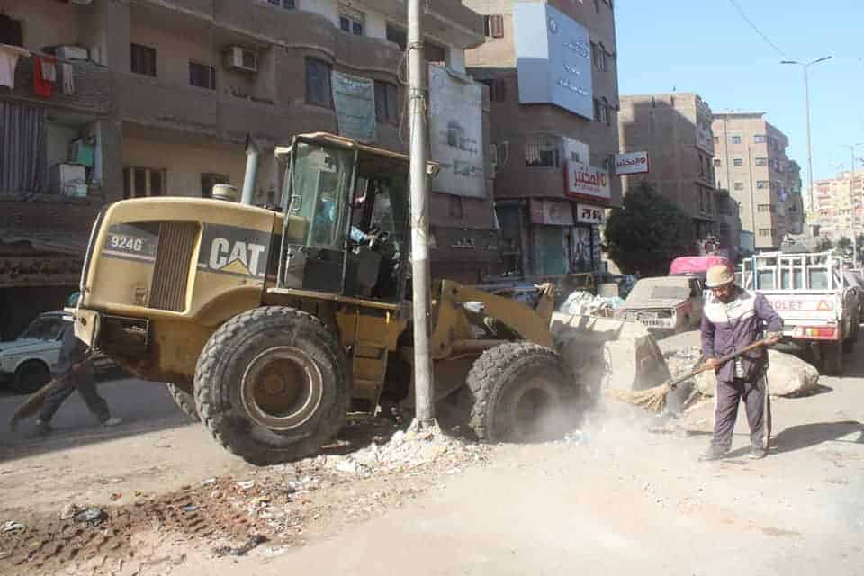 بالصور .. الجيزة: رفع ٤٥ ألف طن مخلفات وقمامة خلال عيد الأضحى