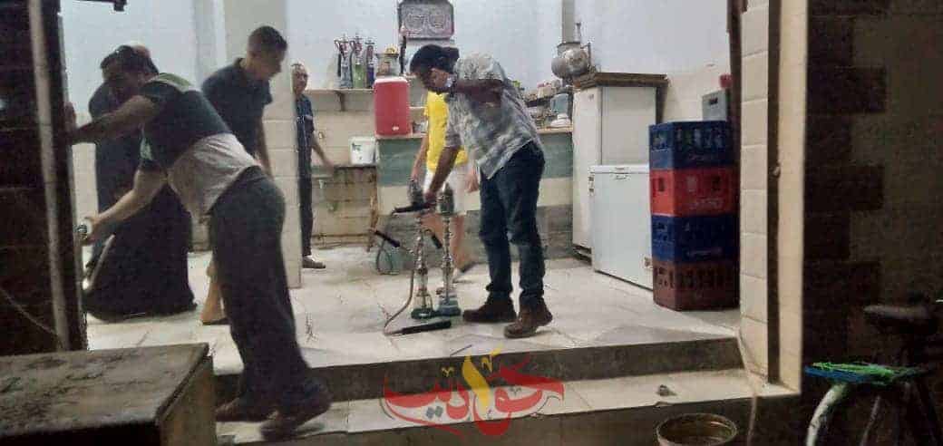 ضبط مقاهي تقدم الشيشه للمواطنين بالبدرشين وأوسيم فى الجيزة