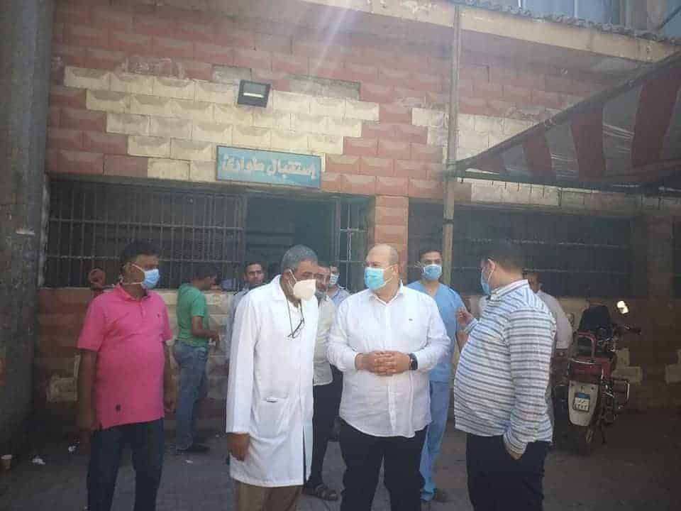 للإطمئنان على المرضى .. الشهابى يتفقد مستشفى امبابه العام في ثالث أيام العيد