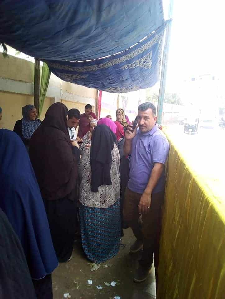 شاهد بالصور .. السيدات تعلن عن وجودها بأبو النمرس فى انتخابات الشيوخ