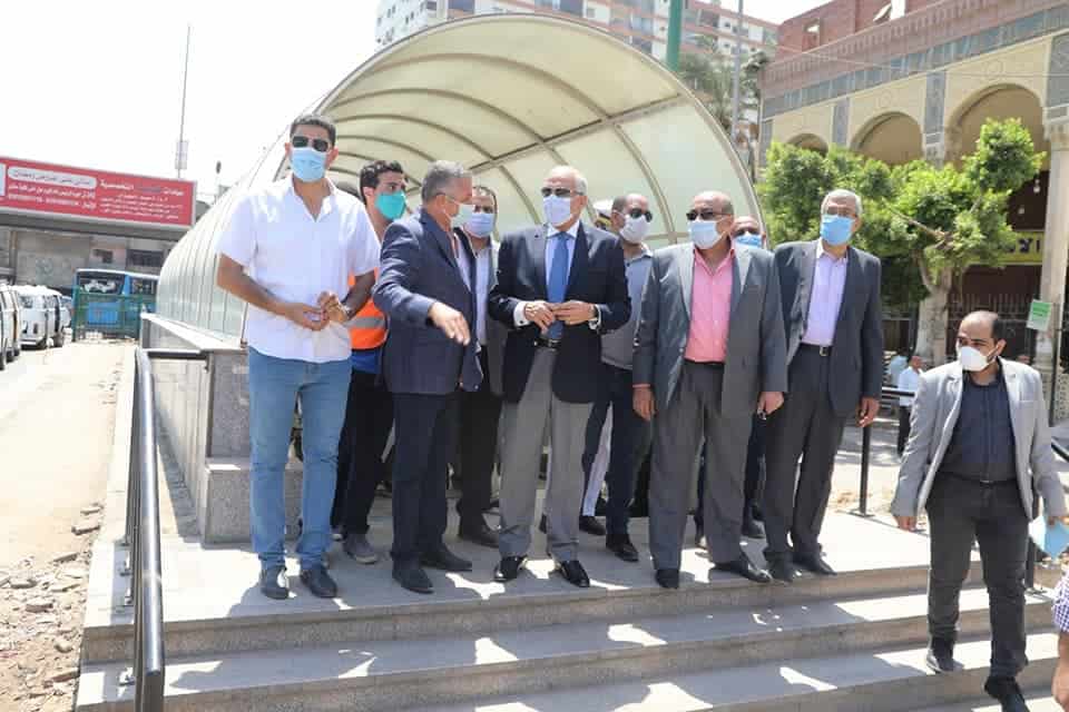 بالصور .. جولة ميدانية لمحافظ الجيزة : بحى جنوب والدقى لمتابعة أعمال التطوير