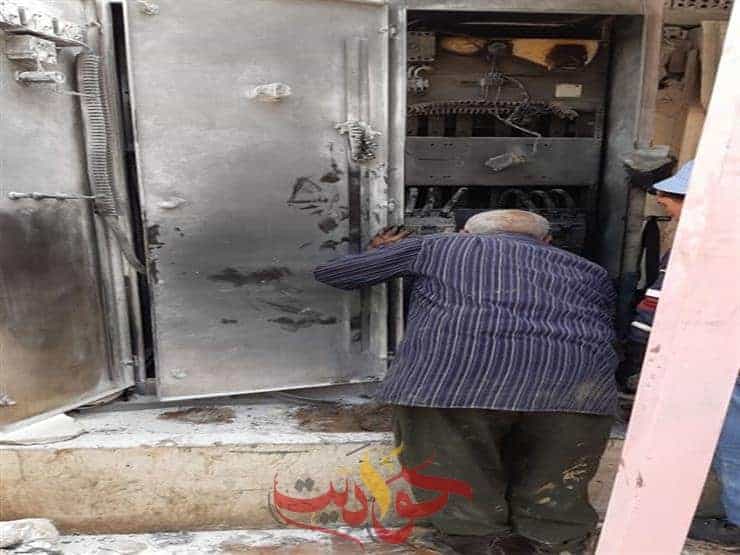 انقطاع الكهرباء عن منطقة الكيماويات بالحوامدية بسبب عطل فى المحول