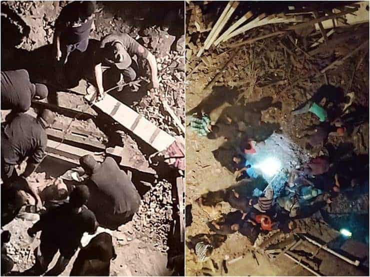 إنهيار عقار بطنطا وانتشال جثة و2 مصابين من تحت الانقاض