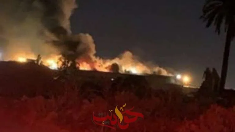 بالفيديو.. السيطرة على حريق هائل في سوق الأعلاف بالسعودية