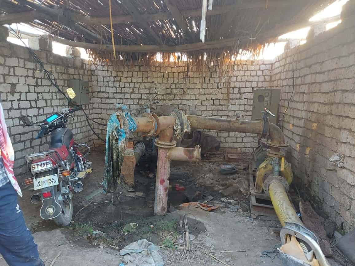 رى الجيزة يزيل 14 حالة تعد على ترعة الحاجر بالعياط