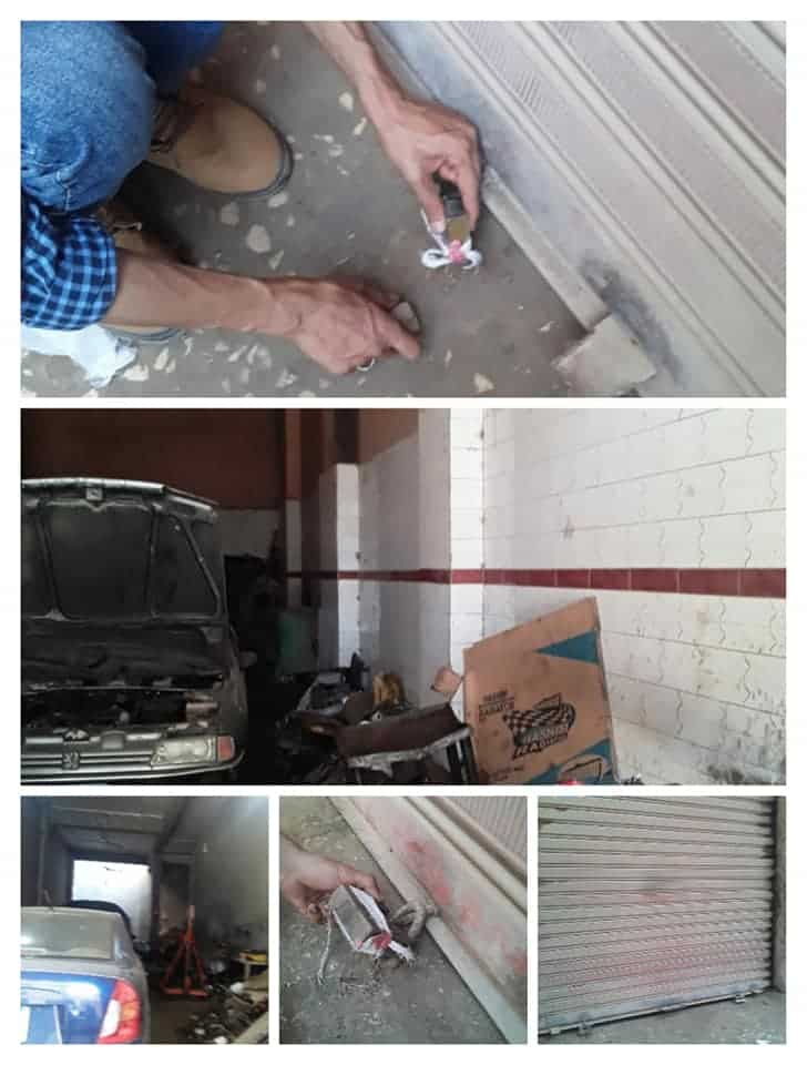 شاهد بالصور .. تشميع سنتر "الفضل" و3 ورش ميكانيكا سيارات فى الحوامدية