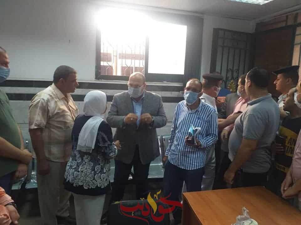 جولة تفقدية لنائب محافظ الجيزة بالمراكز التكنولوجيا بالهرم وكرداسة ومنشأه القناطر والوراق