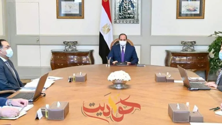 السيسى: يوجه بالتوسع فى استخدام نظام الري الحديث للأراضي الزراعية
