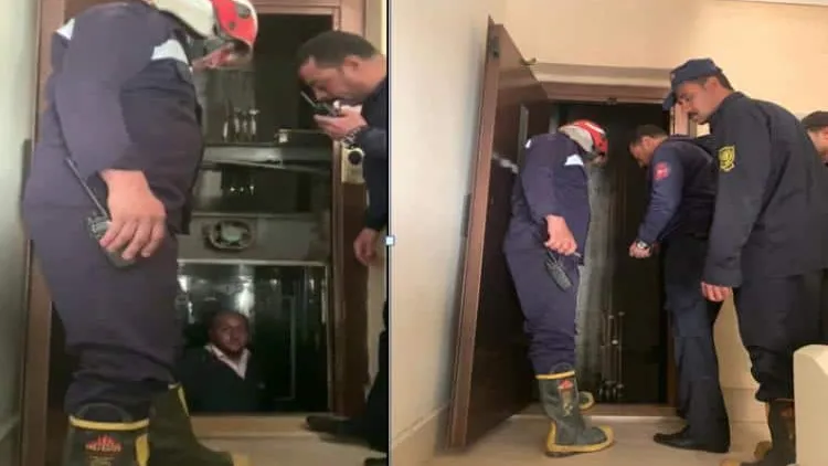 فيلم بين السما والأرض يطبق حقيقياً داخل عقار بحلوان .. إصابة 3 أشخاص إثر سقوط أسانسير