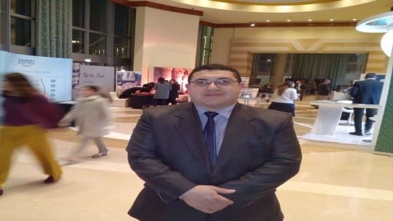 الكاتب الصحفى وليد سلام يهنئ الاستاذ أمير غوينم لتوليه منصب مدير بنك القاهرة بمصر الجديدة