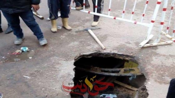 لهذه الأسباب .. هبوط أرضي في كرموز بالإسكندرية