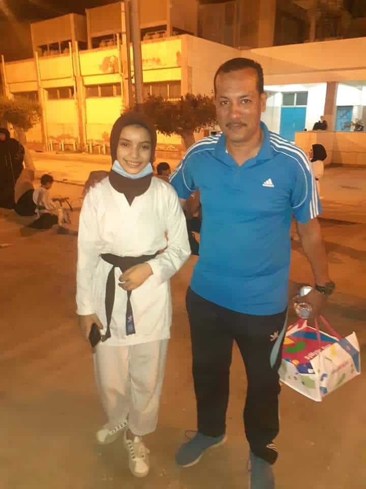 الف مبروك الحصول على الحزام البنى .. فرح رمضان مشهور