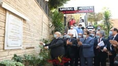 رئيس جامعة القاهرة يفتتح تجديدات نادي التجديف