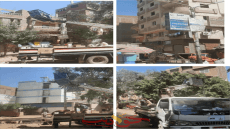 رئيس مدينة الحوامدية: تركيب ٢٧٠ كشاف ليد لأعمدة الإنارة بهذه المناطق