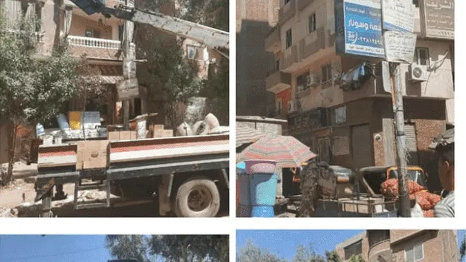 رئيس مدينة الحوامدية: تركيب ٢٧٠ كشاف ليد لأعمدة الإنارة بهذه المناطق