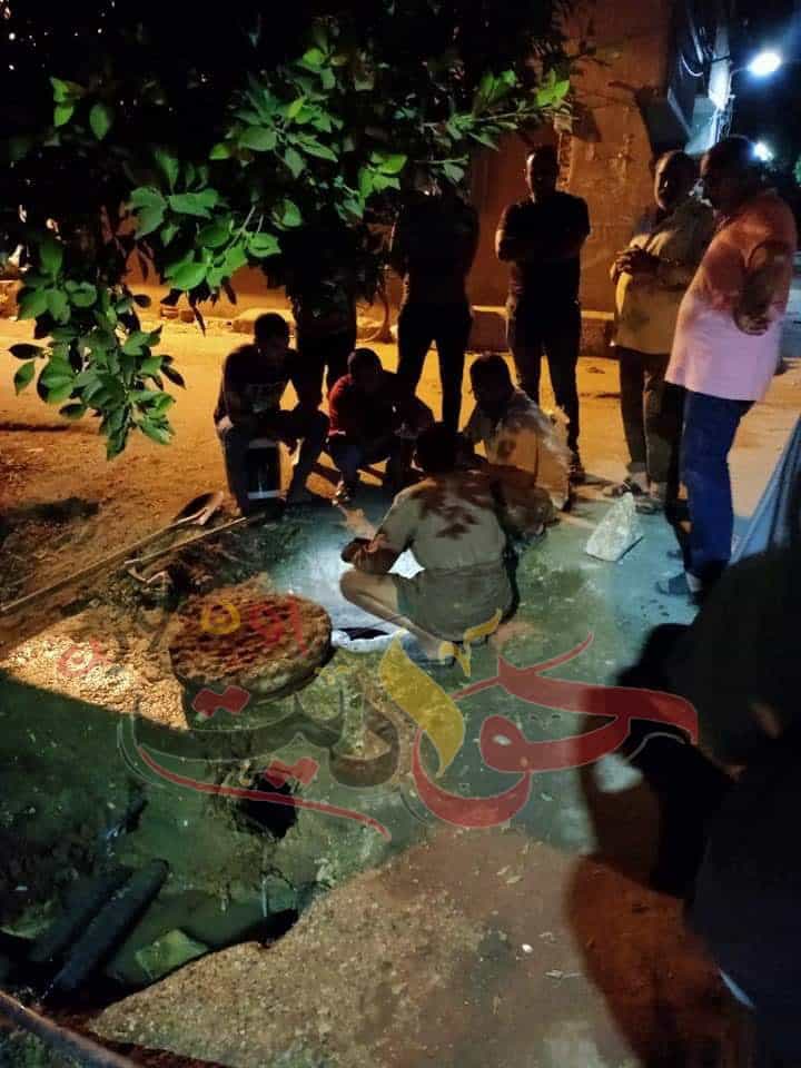 استجابة فورية لـ “حواديت أون لاين” .. إصلاح كسر ماسورة المياة فى الحوامدية ولجنة كبرى من الكهرباء لرفع الكابلات