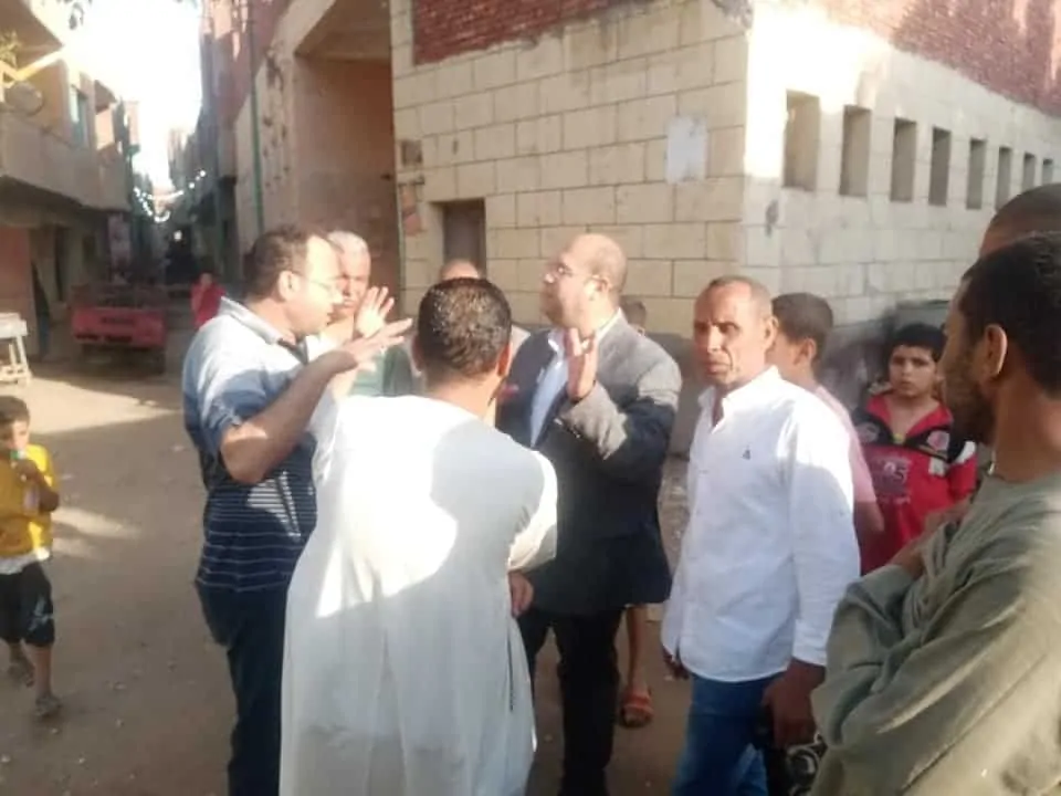 نائب محافظ الجيزة يتفقد قرى مركز العياط