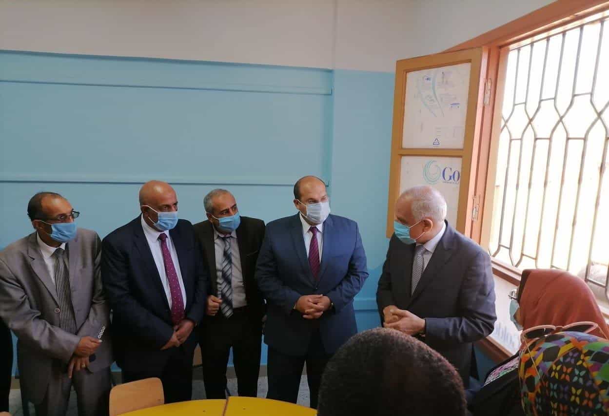 محافظ الجيزة يفتتح مدرستي الأبطال والزيدية الحديثة للتعليم الأساسي بأوسيم