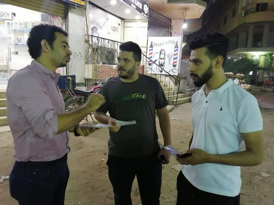 وليد بشير مرشح الهرم زيارة كفر الجبل وكوم بكار وكفر نصار ومنشية البكاري