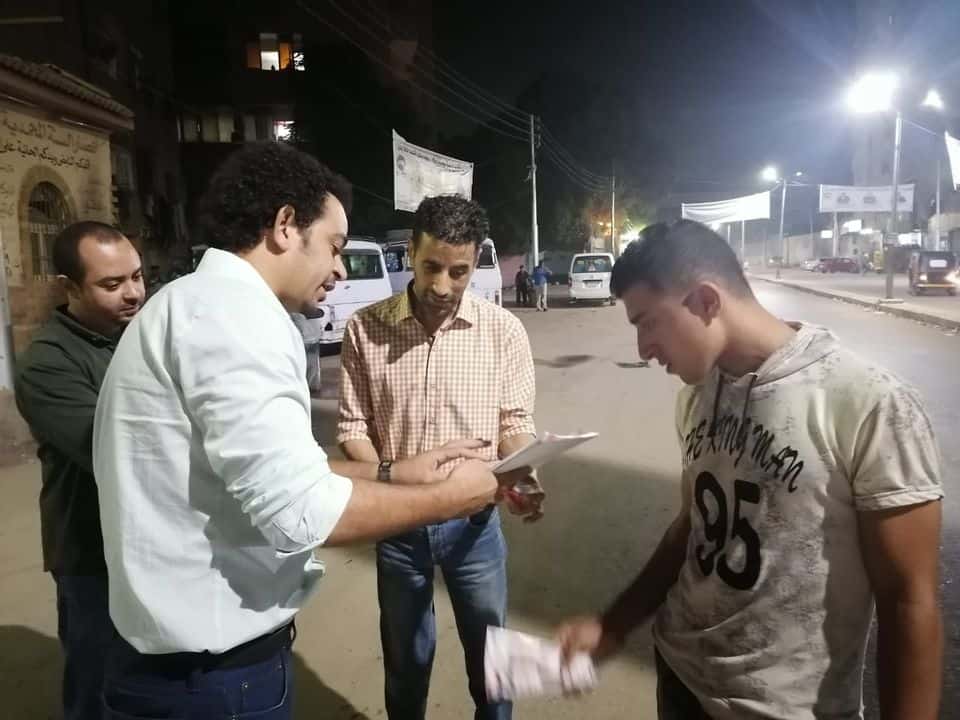 وليد بشير مرشح الهرم زيارة كفر الجبل وكوم بكار وكفر نصار ومنشية البكاري