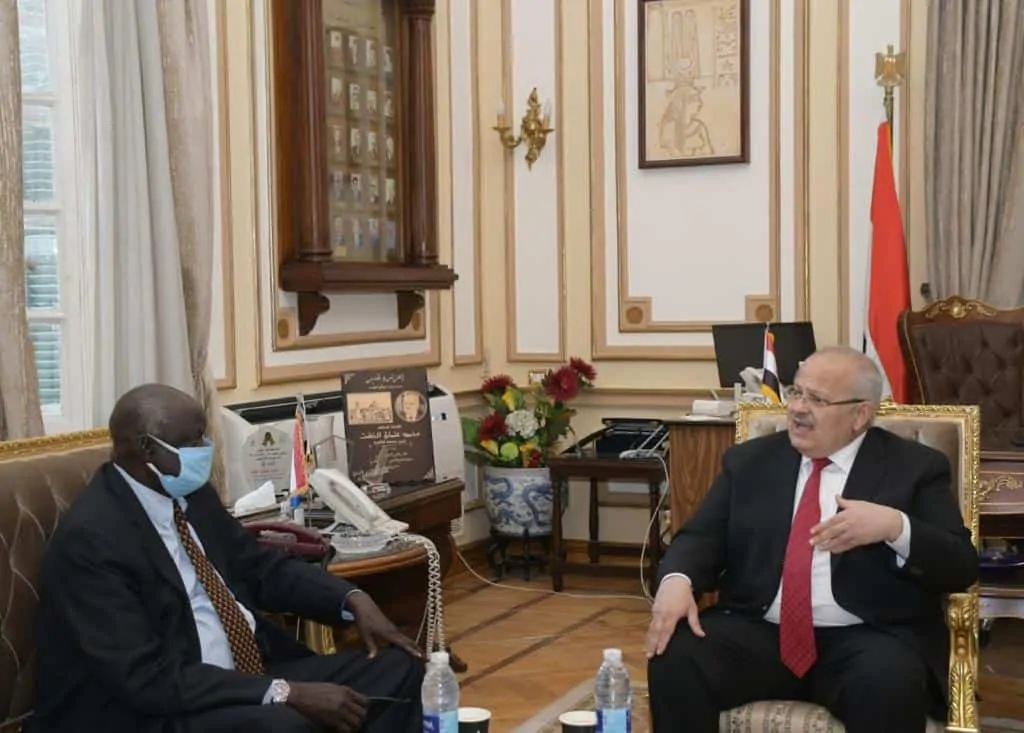 الخشت يلتقي وزير التعليم العالي بجنوب السودان لبحث سبل التعاون المشترك مع جامعات البلدين