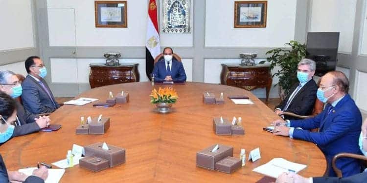 السيسى يستقبل رئيس شركة سيمنز