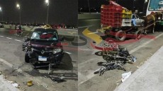 مصرع شاب إثر تصادم «موتوسيكل» بسيارة ملاكى على الدائرى الأوسطى الجديد فى البدرشين