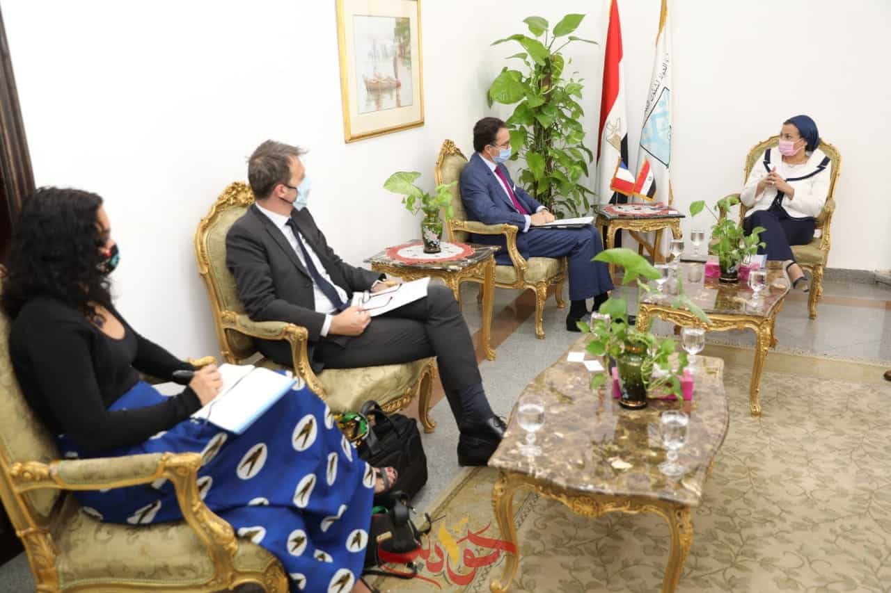 وزيرة البيئة تبحث مع السفير الفرنسي سبل التعاون لدعم مبادرة الرئاسية المصرية للربط بين إتفاقيات ريو الثلاث