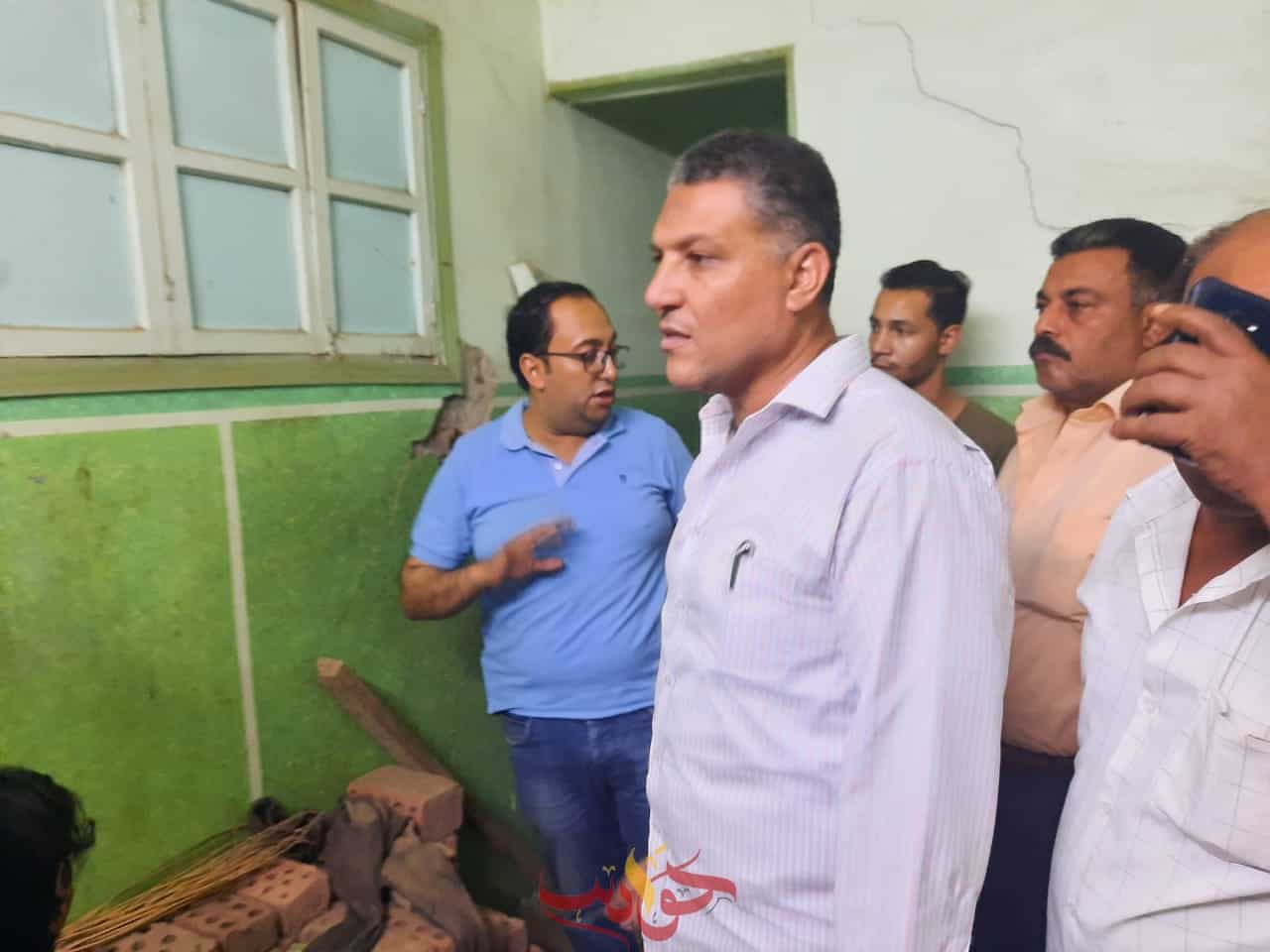 انهيار جزئي لمنزلين دون إصابات فى الحوامدية