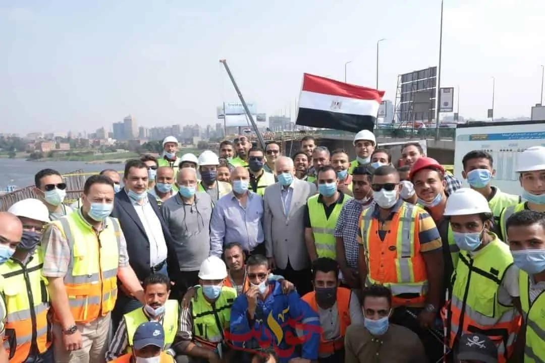 الوزير وراشد يتابعان نقل المرافق ومعدلات التطوير والصيانة الشاملة بالطريق الدائري حول القاهرة الكبرى