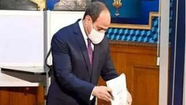 السيسي يدلى بصوته في المرحلة الثانية من انتخابات مجلس النواب