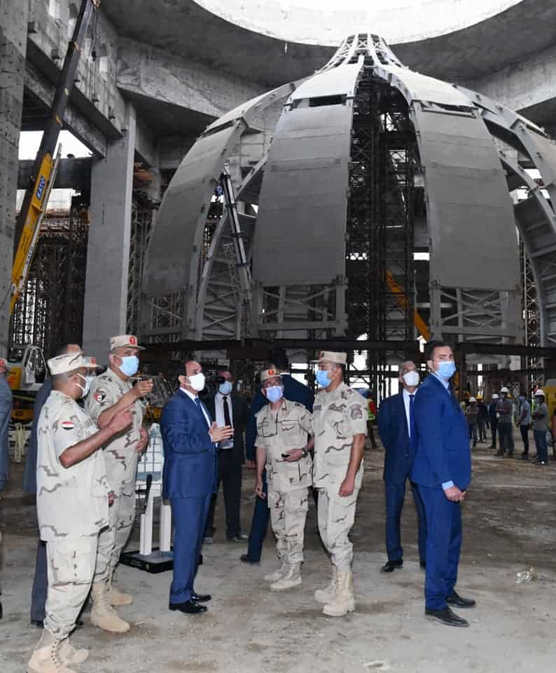 السيسى : يتفقد هذه الأماكن بالعاصمة الإدارية الجديدة (صور)